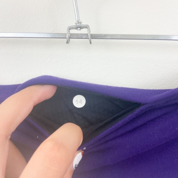 Darkpurple reversible Ivivva girl athletic legging - Picture 5 of 5